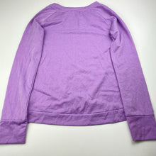 Load image into Gallery viewer, Girls Harmony Balance, purple lightweight long sleeve top, GUC, size 7-8,  