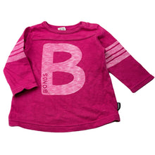 Load image into Gallery viewer, Girls Bonds, pink cotton long sleeve top, GUC, size 00,  