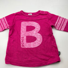 Load image into Gallery viewer, Girls Bonds, pink cotton long sleeve top, GUC, size 00,  