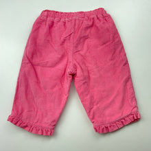 Load image into Gallery viewer, Girls Bebe by Minihaha, cotton lined corduroy pants, elasticated, EUC, size 00,  