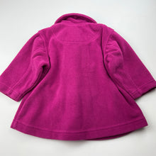 Load image into Gallery viewer, Girls Osh Kosh, embroidered fleece lightweight jacket, GUC, size 0,  