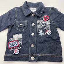 Load image into Gallery viewer, Boys Baby Baby, stretchy lightweight long sleeve top, poppers, EUC, size 00,  