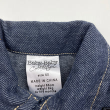 Load image into Gallery viewer, Boys Baby Baby, stretchy lightweight long sleeve top, poppers, EUC, size 00,  