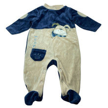 Load image into Gallery viewer, Boys Baby K-Boosh, velour coverall / romper, dog, EUC, size 00,  