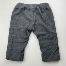 Load image into Gallery viewer, Boys H&amp;M, lined corduroy cotton pants, adjustable, GUC, size 00,  