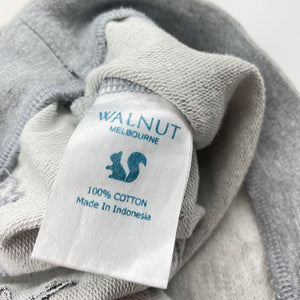 unisex WALNUT MELBOURNE, embroidered cotton long sleeve top, FUC, size 000,  