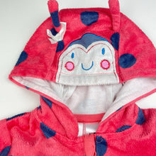 Load image into Gallery viewer, Girls Tiny Little Wonders, fleece zip coverall / romper, GUC, size 00,  
