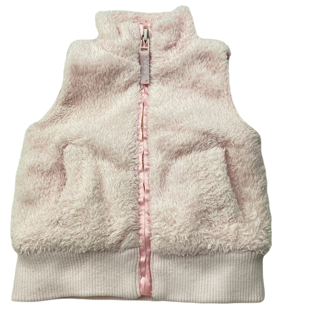 Girls Stix n Stones, lined fleece vest, FUC, size 0,  