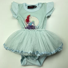 Load image into Gallery viewer, Girls Rock Your Baby, Disney Little Mermaid Ariel tutu romper, small mark on chest, FUC, size 00,  