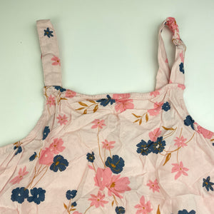 Girls Anko, floral viscose summer dress, GUC, size 12, L: 71cm