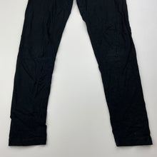 Load image into Gallery viewer, Girls Brilliant Basics, black organic cotton blend leggings, Inside leg: 47cm, EUC, size 8,  