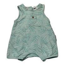 Load image into Gallery viewer, unisex purebaby, organic cotton blend romper, GUC, size 000,  