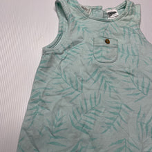 Load image into Gallery viewer, unisex purebaby, organic cotton blend romper, GUC, size 000,  