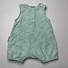 Load image into Gallery viewer, unisex purebaby, organic cotton blend romper, GUC, size 000,  