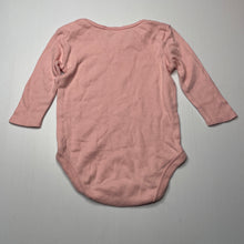 Load image into Gallery viewer, Girls Dymples, pink cotton bodysuit / romper, rabbit, FUC, size 0,  