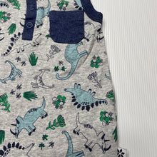 Load image into Gallery viewer, Boys Marquise, cotton romper, dinosaurs, GUC, size 000,  