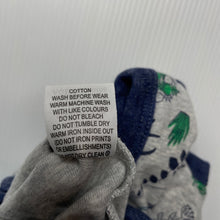 Load image into Gallery viewer, Boys Marquise, cotton romper, dinosaurs, GUC, size 000,  