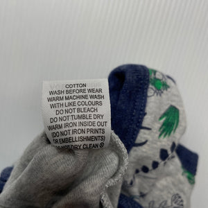 Boys Marquise, cotton romper, dinosaurs, GUC, size 000,  