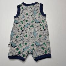Load image into Gallery viewer, Boys Marquise, cotton romper, dinosaurs, GUC, size 000,  