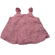 Load image into Gallery viewer, Girls Zara, pink &amp; white stripe summer top, GUC, size 1,  