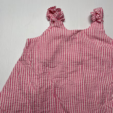 Load image into Gallery viewer, Girls Zara, pink &amp; white stripe summer top, GUC, size 1,  