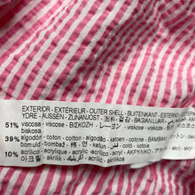 Load image into Gallery viewer, Girls Zara, pink &amp; white stripe summer top, GUC, size 1,  