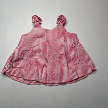 Load image into Gallery viewer, Girls Zara, pink &amp; white stripe summer top, GUC, size 1,  
