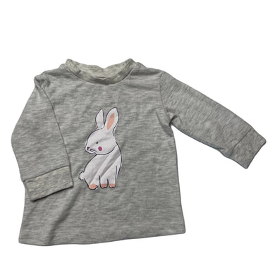 Girls lightweight, soft feel pyjama top, labels removed, armpit to armpit: 25.5cm, shoulder to cuff: 21.5cm, EUC, size 0,  