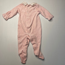 Load image into Gallery viewer, Girls Boulevard Petit, pink velour coverall / romper, EUC, size 0,  