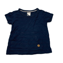 Load image into Gallery viewer, Boys Anko, blue cotton t-shirt / top, GUC, size 0,  