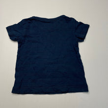 Load image into Gallery viewer, Boys Anko, blue cotton t-shirt / top, GUC, size 0,  