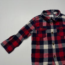 Load image into Gallery viewer, Boys Target, flannel cotton long sleeve shirt, GUC, size 1,  