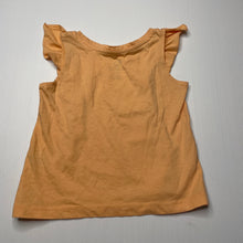 Load image into Gallery viewer, Girls Favourites, orange Aust cotton blend top, GUC, size 2,  