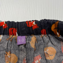 Load image into Gallery viewer, Boys lightweight, cotton shorts, elasticated, FUC, size 1-2,  