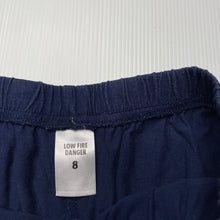 Load image into Gallery viewer, Girls Target, navy cotton pyjama shorts, elasticated, FUC, size 8,  