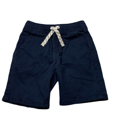 Boys Anko, navy stretch cotton shorts, elasticated, GUC, size 1,  