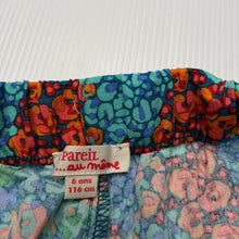 Load image into Gallery viewer, Girls DPAM, colourful floral shorts, adjustable, EUC, size 6,  