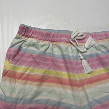 Load image into Gallery viewer, Girls Target, striped cotton shorts, elasticated, GUC, size 8,  