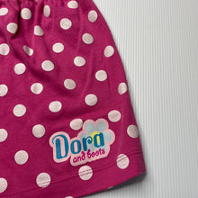 Load image into Gallery viewer, Girls Nickelodeon, Dora the Explorer pyjama shorts, pilling, FUC, size 6,  