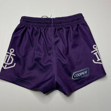 Load image into Gallery viewer, unisex COOPER TEAMWEAR, purple sports / activewear shorts, elasticated, EUC, size 8,  