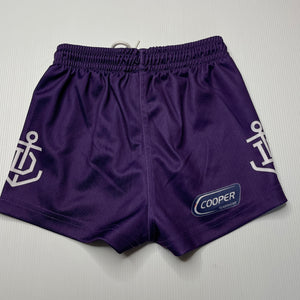 unisex COOPER TEAMWEAR, purple sports / activewear shorts, elasticated, EUC, size 8,  