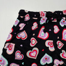 Load image into Gallery viewer, Girls Mango, cotton shorts, elasticated, hearts, NEW, size 8,  