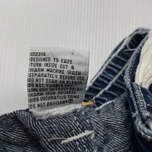 Load image into Gallery viewer, Girls Mini Mango, blue denim shorts, elasticated, GUC, size 2,  