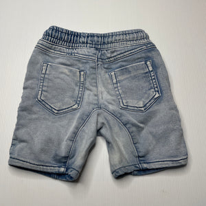 Boys Anko, stretch knit denim shorts, elasticated, FUC, size 2,  