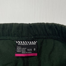 Load image into Gallery viewer, Girls School Zone, khaki sports skort, elasticated, GUC, size 6,  