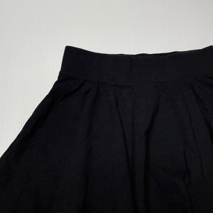 Girls Miss Understood, black stretchy skirt, elasticated, L: 29cm, EUC, size 10,  