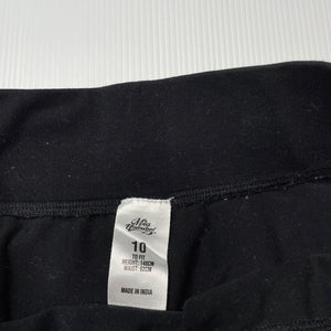 Girls Miss Understood, black stretchy skirt, elasticated, L: 29cm, EUC, size 10,  