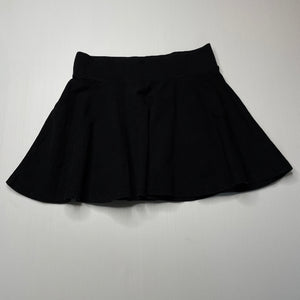 Girls Miss Understood, black stretchy skirt, elasticated, L: 29cm, EUC, size 10,  