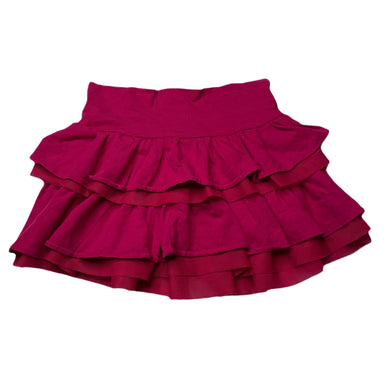 Girls GAP, pink tiered skirt, elasticated, L: 33cm, GUC, size 8,  