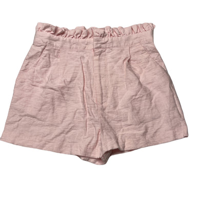 Girls Bardot Junior, pink lightweight shorts, adjustable, EUC, size 8,  